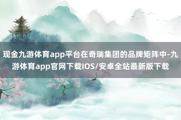 现金九游体育app平台在奇瑞集团的品牌矩阵中-九游体育app官网下载IOS/安卓全站最新版下载